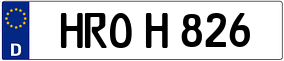 Truck License Plate